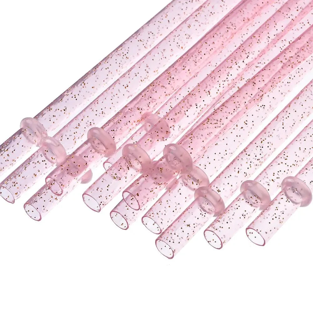 Reusable Glitter Drinking Straws