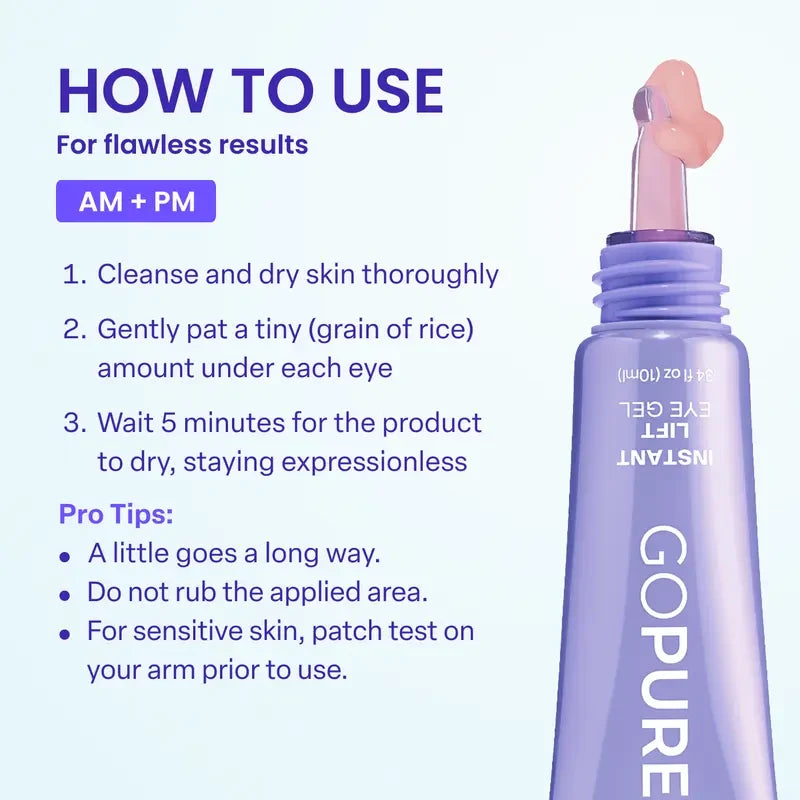 GoPure Instant Lift Eye Gel