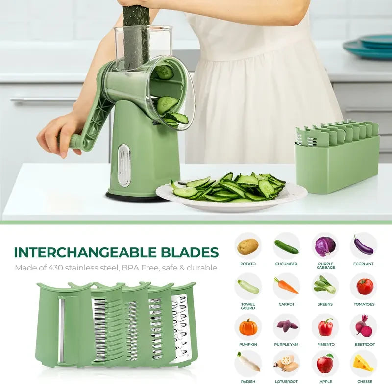 Susteas Rotary Cheese Grater