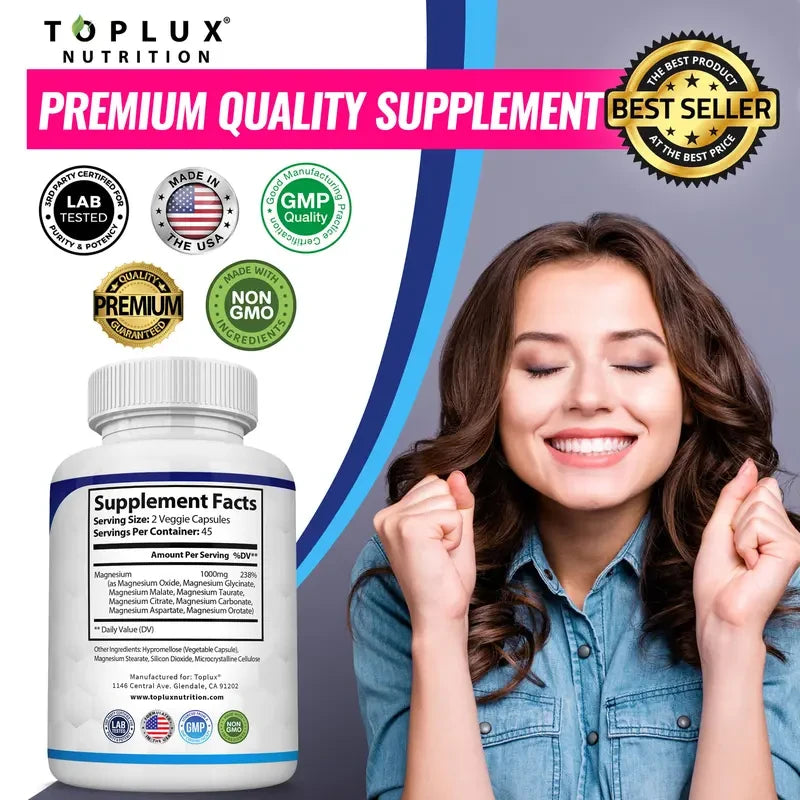 Magnesium Complex Supplement for Better Sleep
