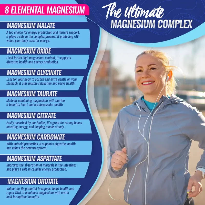 Magnesium Complex Supplement for Better Sleep