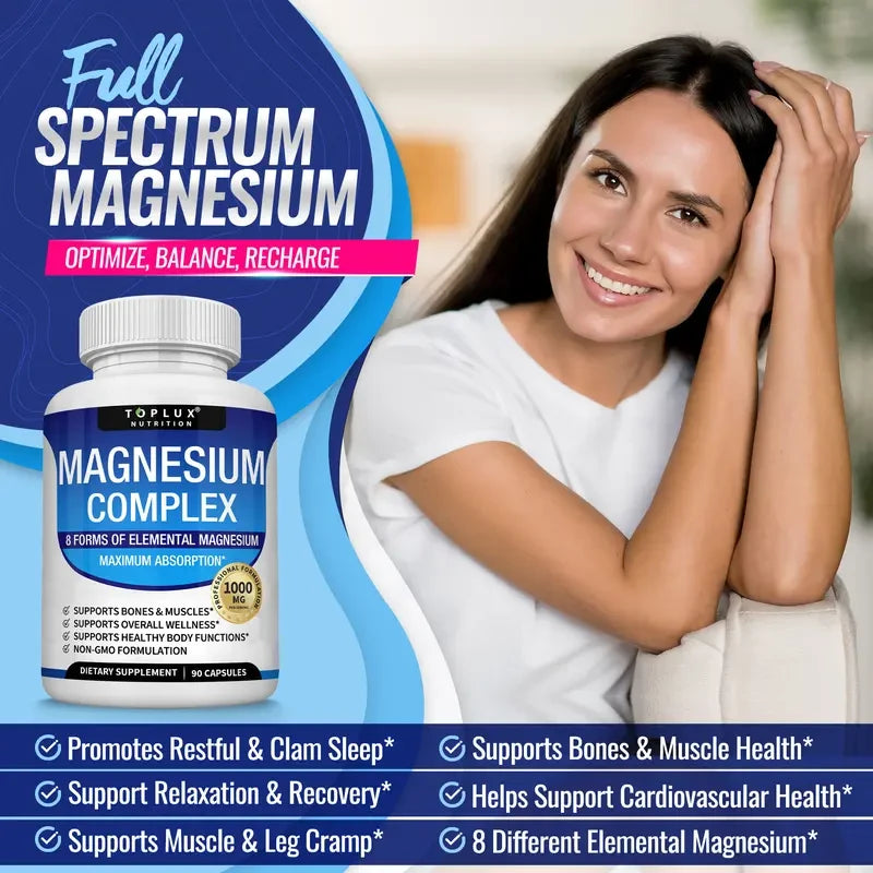 Magnesium Complex Supplement for Better Sleep