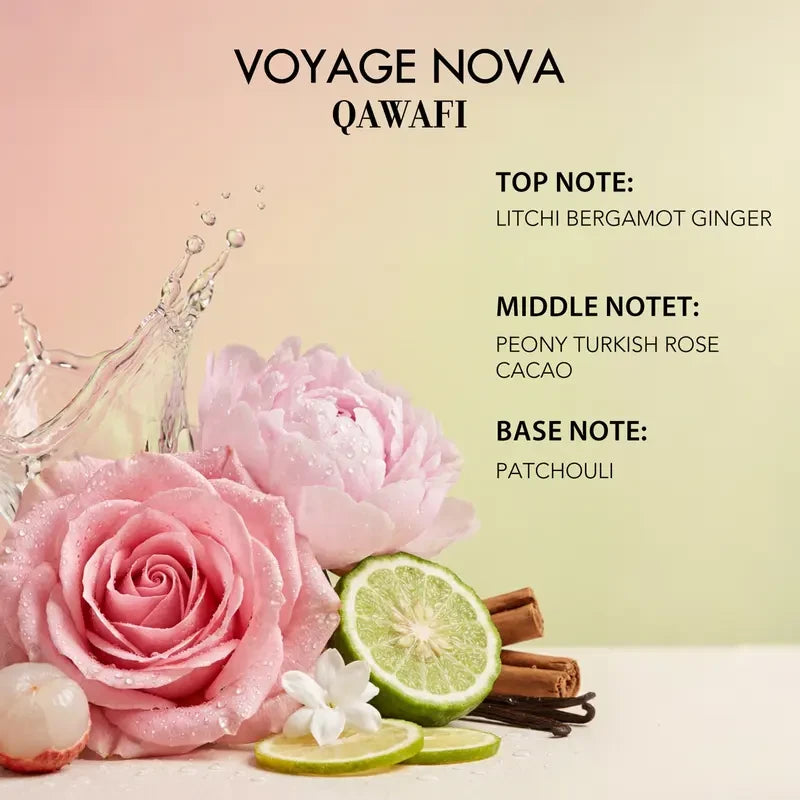 Voyage Nova Rosey Fruity Floral Extrait De Parfum